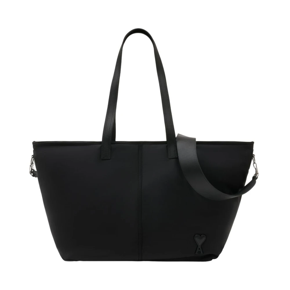 Ami Paris Unisex Nero Borse, Taglia Unica, New,