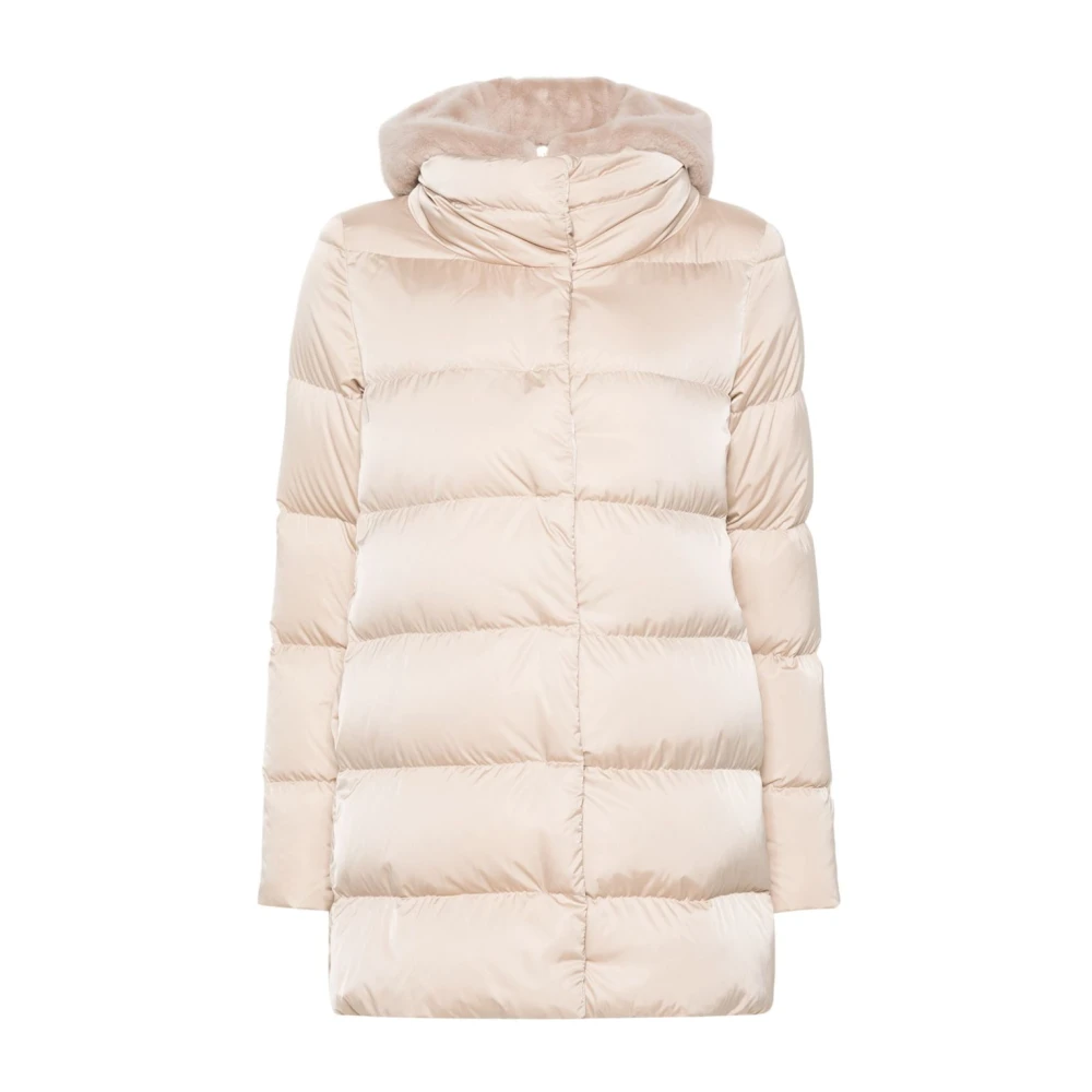 Herno A-Shape Down Coat - Female - Down Coats - White - M - Coats