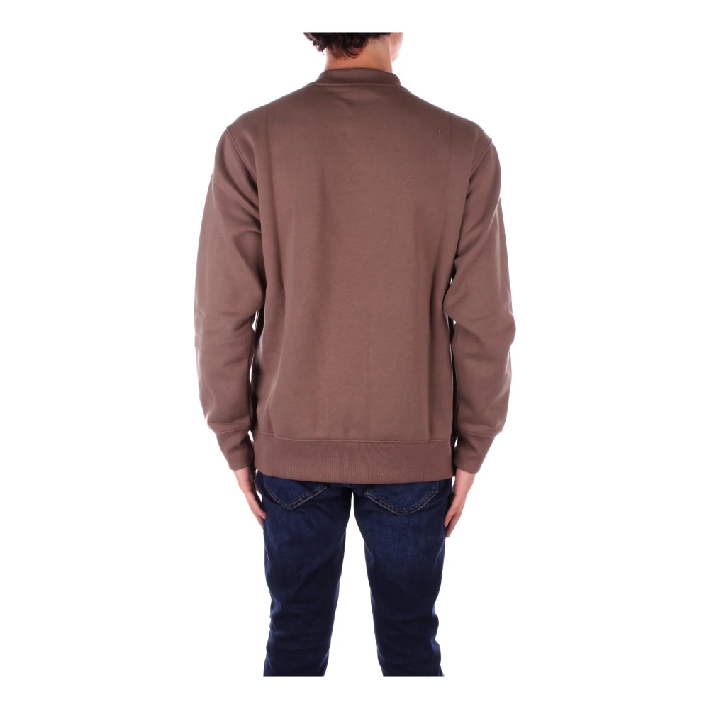 Dickies Bruin Logo Front Sweater Brown Heren
