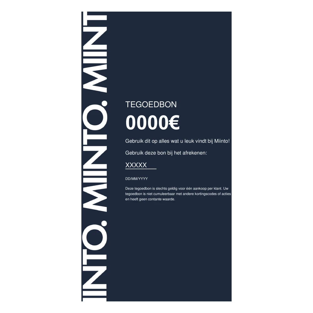 Miinto Gift Cards Cadeaubon voor Miinto Online Shop White Unisex
