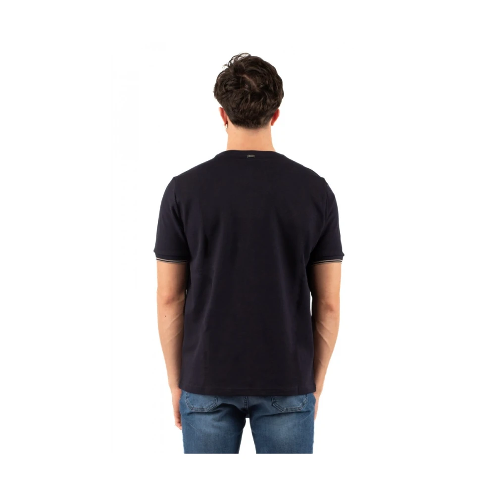 Herno Stijlvolle Gebreide Top Blue Heren