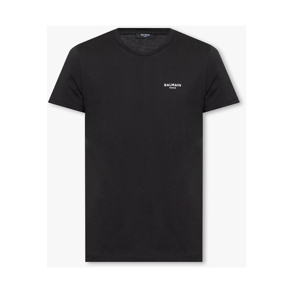 Balmain - Tops > T-Shirts - Black - Balmain - Modalova