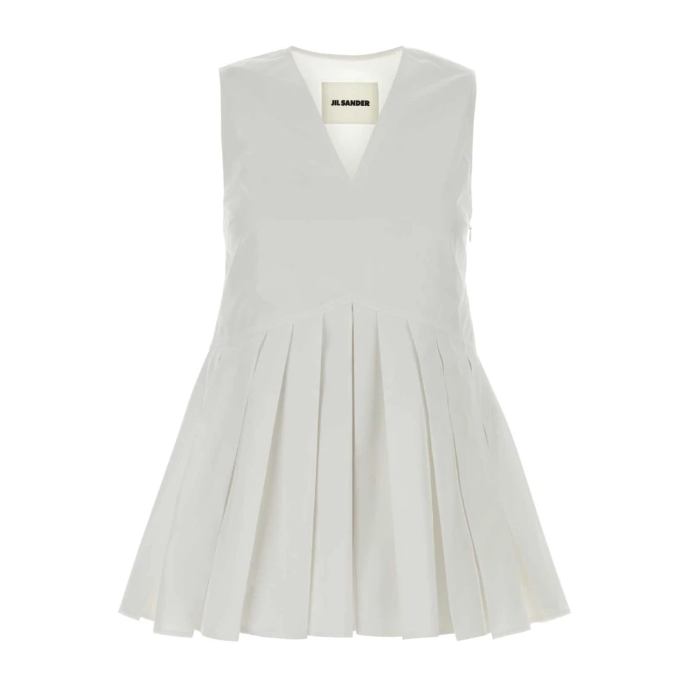 Jil Sander Women's White Top 130 Pl