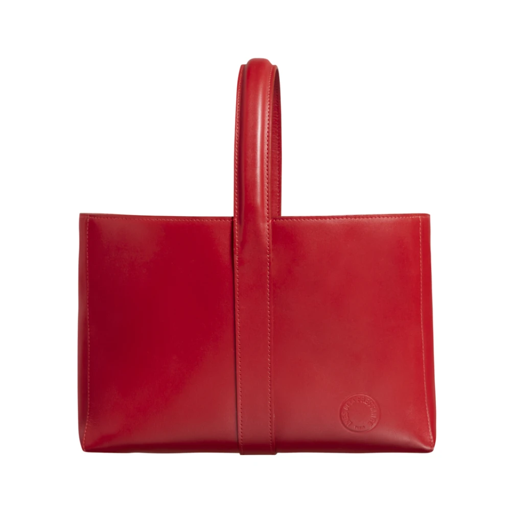 Ines De La Fressange Paris Léonore S rode leren tas Red Dames