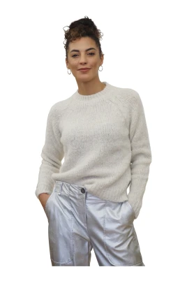 Ribbstickad Pullover