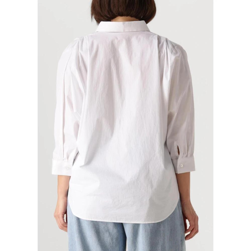 Ibana Witte Emma Blouse Veelzijdige Stijl White Dames