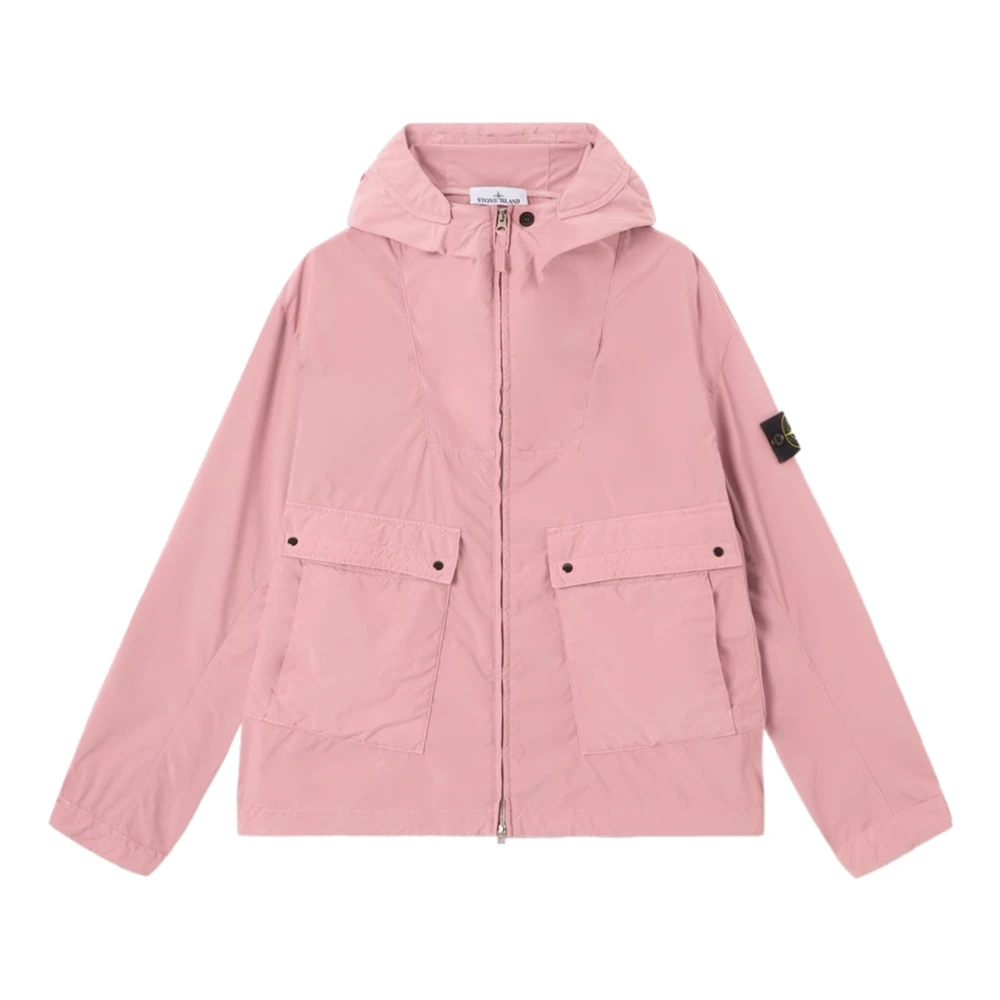 Stone Island Pink Light Jackets, Male, M, Jackets