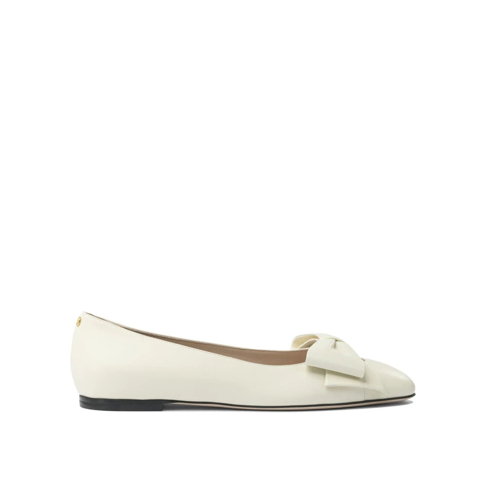 Valentino Garavani White Ballerina Shoes, Female, 3 Uk, Bow Ballet Flats