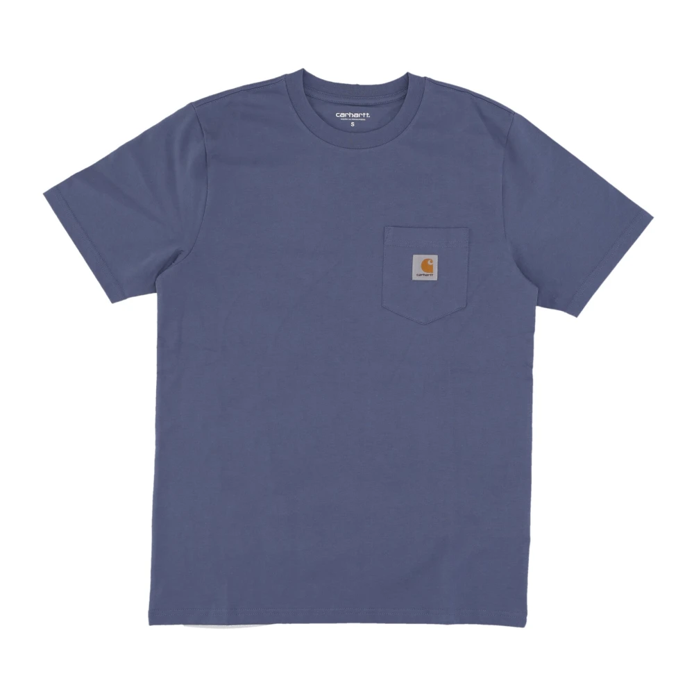 Carhartt Wip Men's Blue T-Shirts, Xl, Pocket Tee Short Sleeve T-Shirt