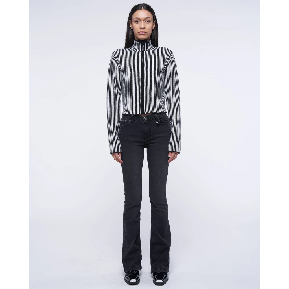 John Richmond Trui met rits Black Dames