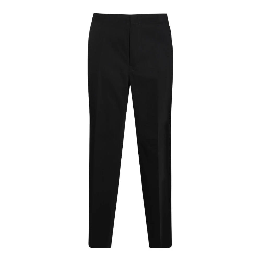 Maison Margiela Zwarte Broek Met Frontsluiting Regular Fit Black Heren