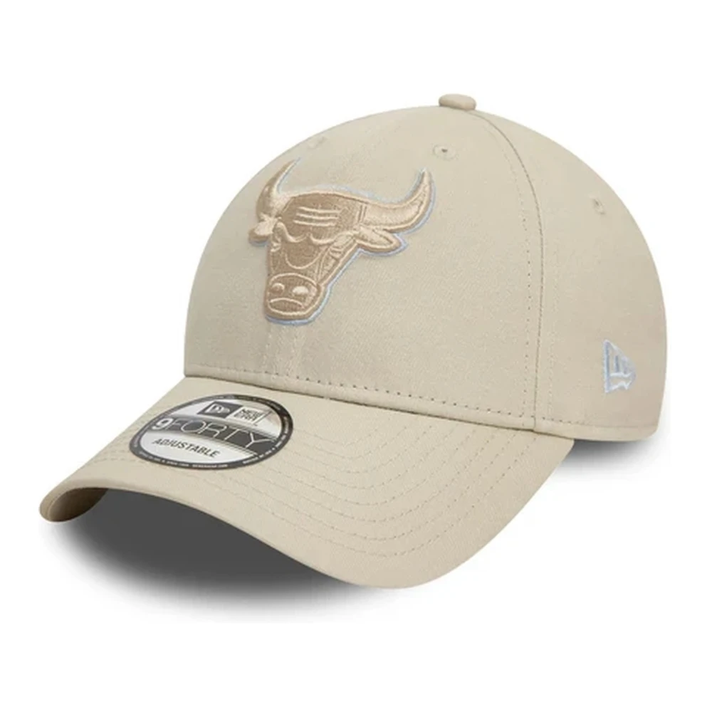 new era Beige Bulls Team Outline Pet Beige Heren