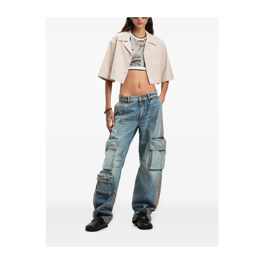 Palm Angels Kameel Shirt voor Stijlvolle Look Brown Dames