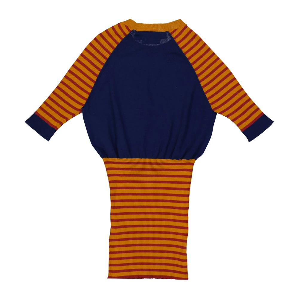 Marni Logo Sweater met Ronde Hals Multicolor Dames