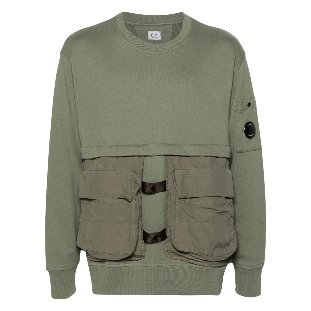 C.P. Company Sweatshirts Hoodies Green Heren