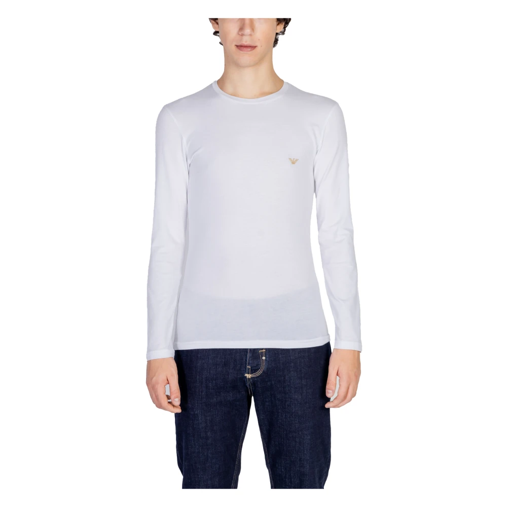 Emporio Armani Mannen T-shirt en Polo Collectie White Heren