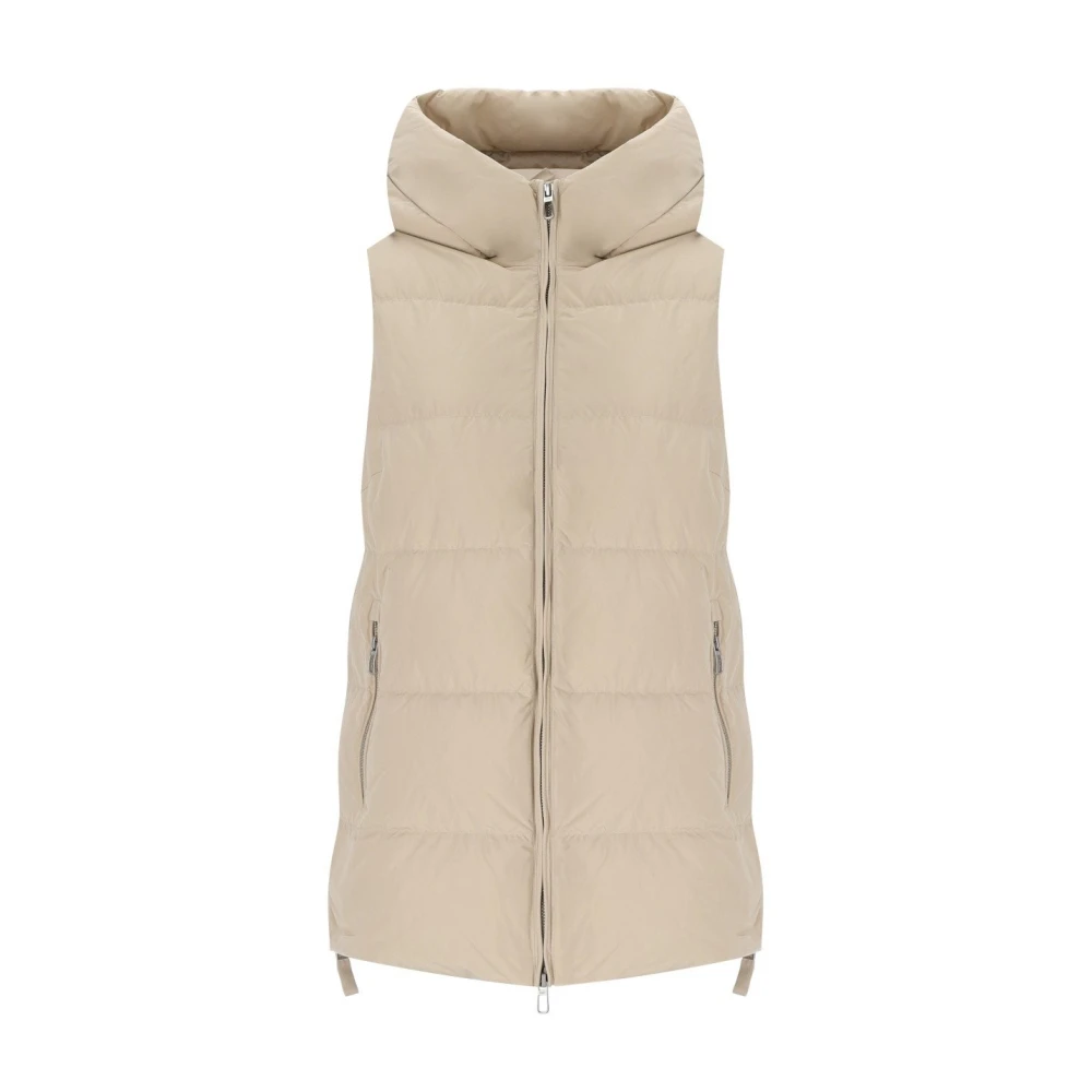 Duno 3-in-1 Gewatteerde Jas met Capuchon Beige Dames