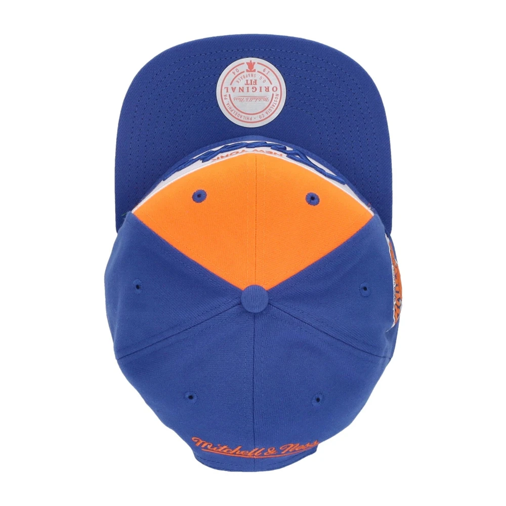 Mitchell & Ness NBA Retro Snapback Pet New York Knicks Blue Heren