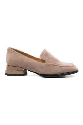 Block Heel Loafers