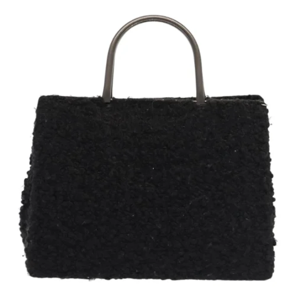 Salvatore Ferragamo Pre-owned Canvas handbags Black Dames