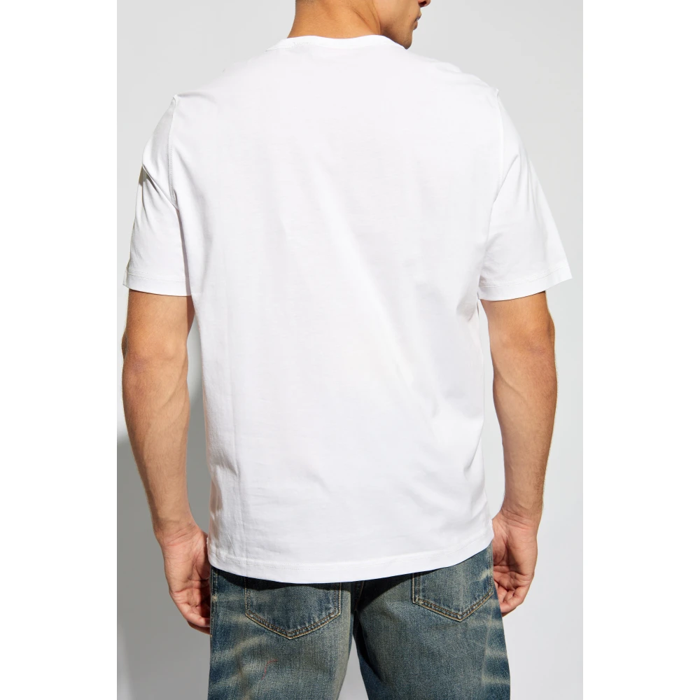 Diesel T-shirt T-Adjust-K10 White Heren