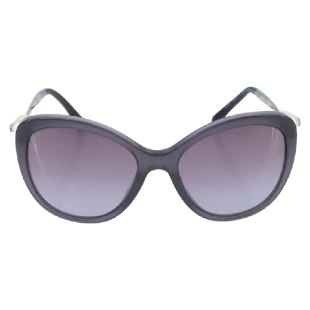 Chanel Vintage Pre-owned Plastic sunglasses Purple Dames