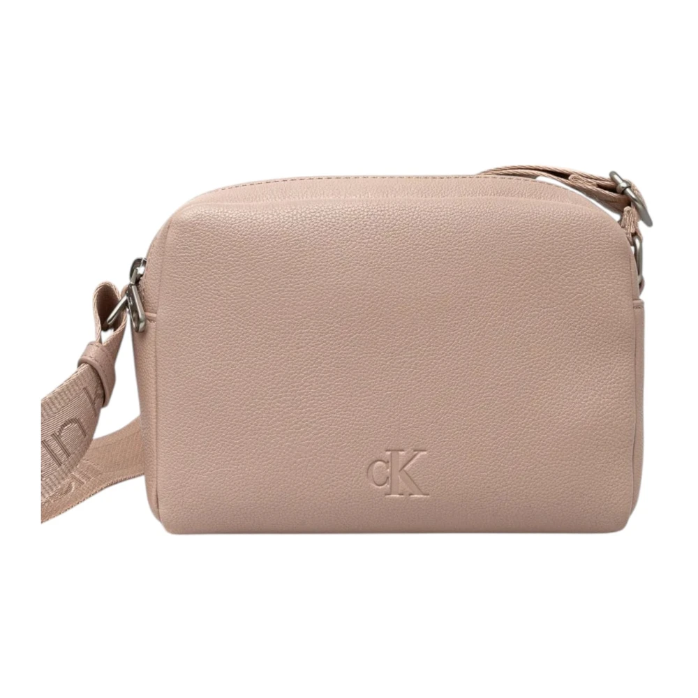 Calvin Klein Roze Rits Tas Lente Zomer Vrouwen Pink Dames