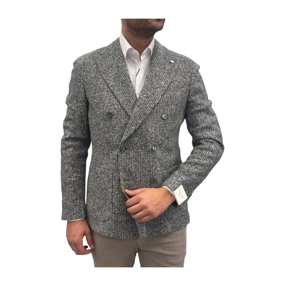 L.b.m. 1911 Men's Gray Blazers, L, Stylish Jacket For