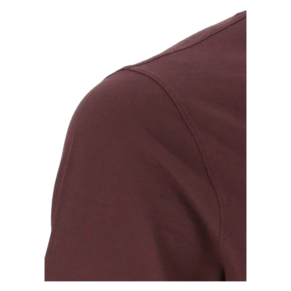 Zanone Bordeaux Ice Cotton T-shirt Brown Heren