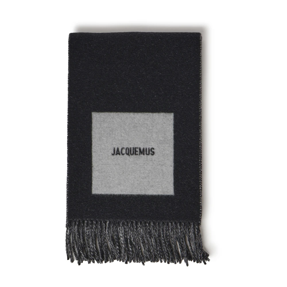 Jacquemus Uomo Nero - Sciarpa Rond Carré - Accessories - One Size