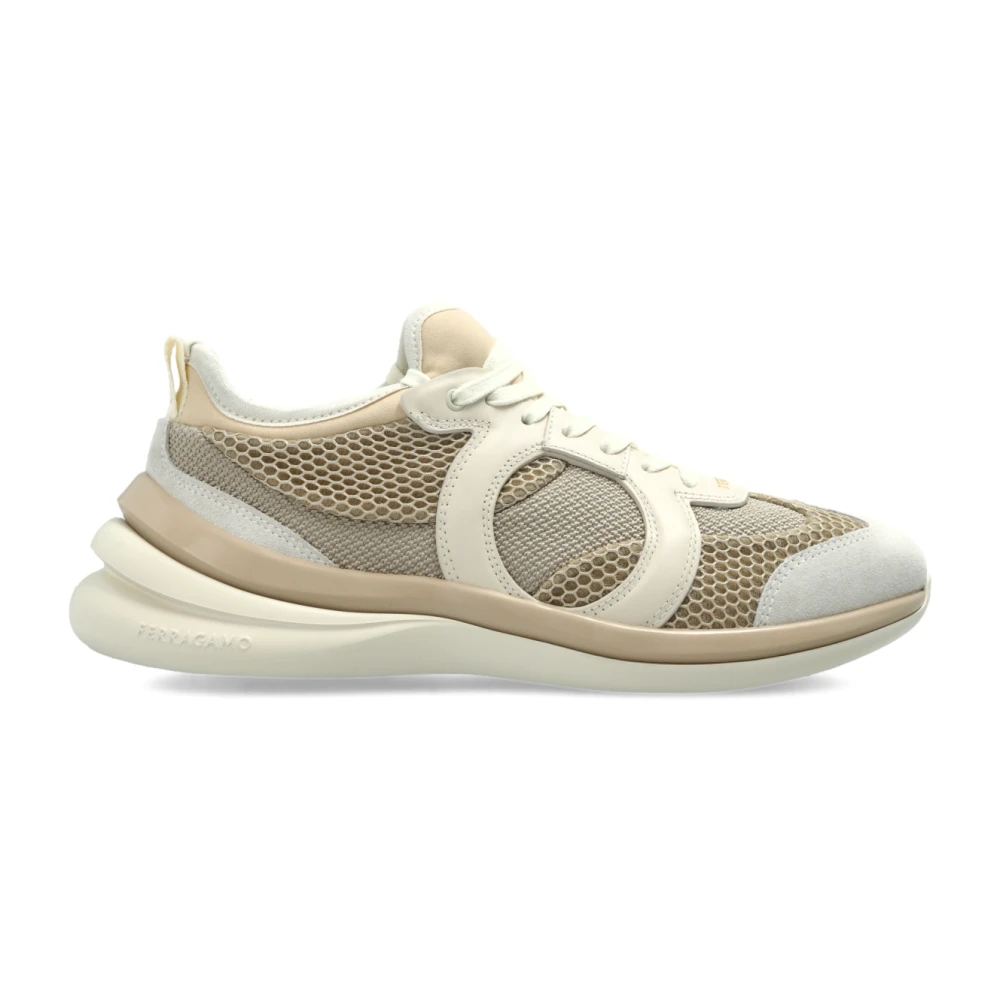 Ferragamo Timothe Sportschoenen Dames Schoenen Beige