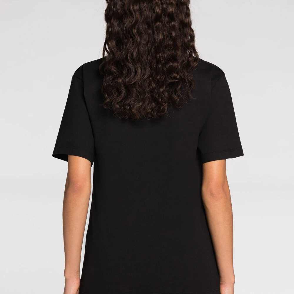 Roberto Cavalli Stijlvol T-shirt voor Mannen en Vrouwen Black Dames