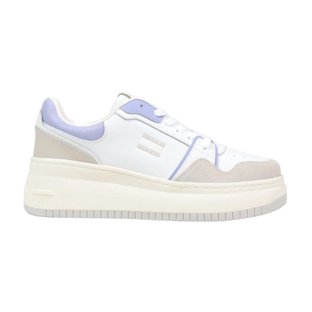Tommy Jeans Retro Basket Flatform - Female - Sneakers - White - 6 Uk - Shoes