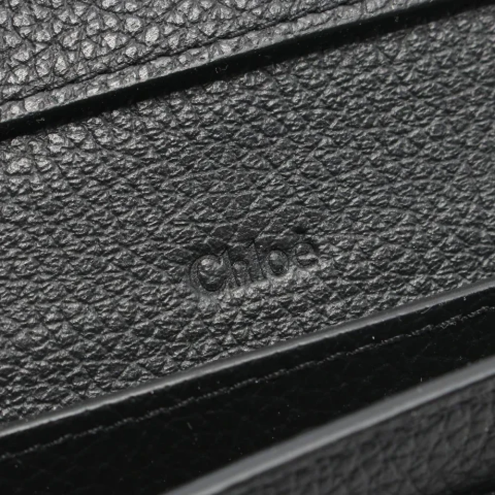 Chloé Pre-owned Leather wallets Black Dames