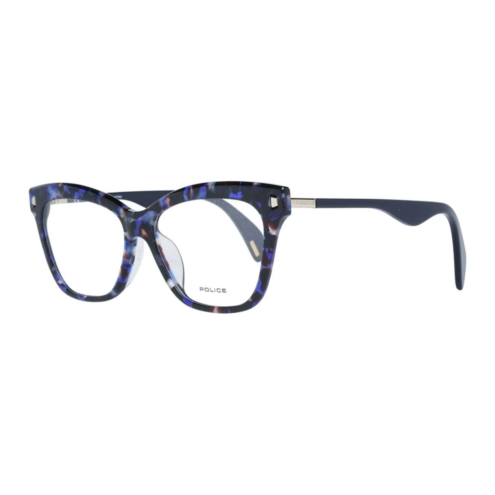 Police Blauwe CatEye Bril Metaal & Plastic Blue Dames