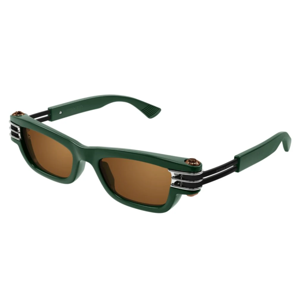 Bottega Veneta Unisex Green Sunglasses, One Size, Stylish Sunglasses For Your Look