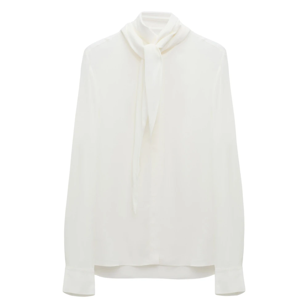 Dorothee Schumacher Women's White Blouses, M, Elegant Vibes Blouse