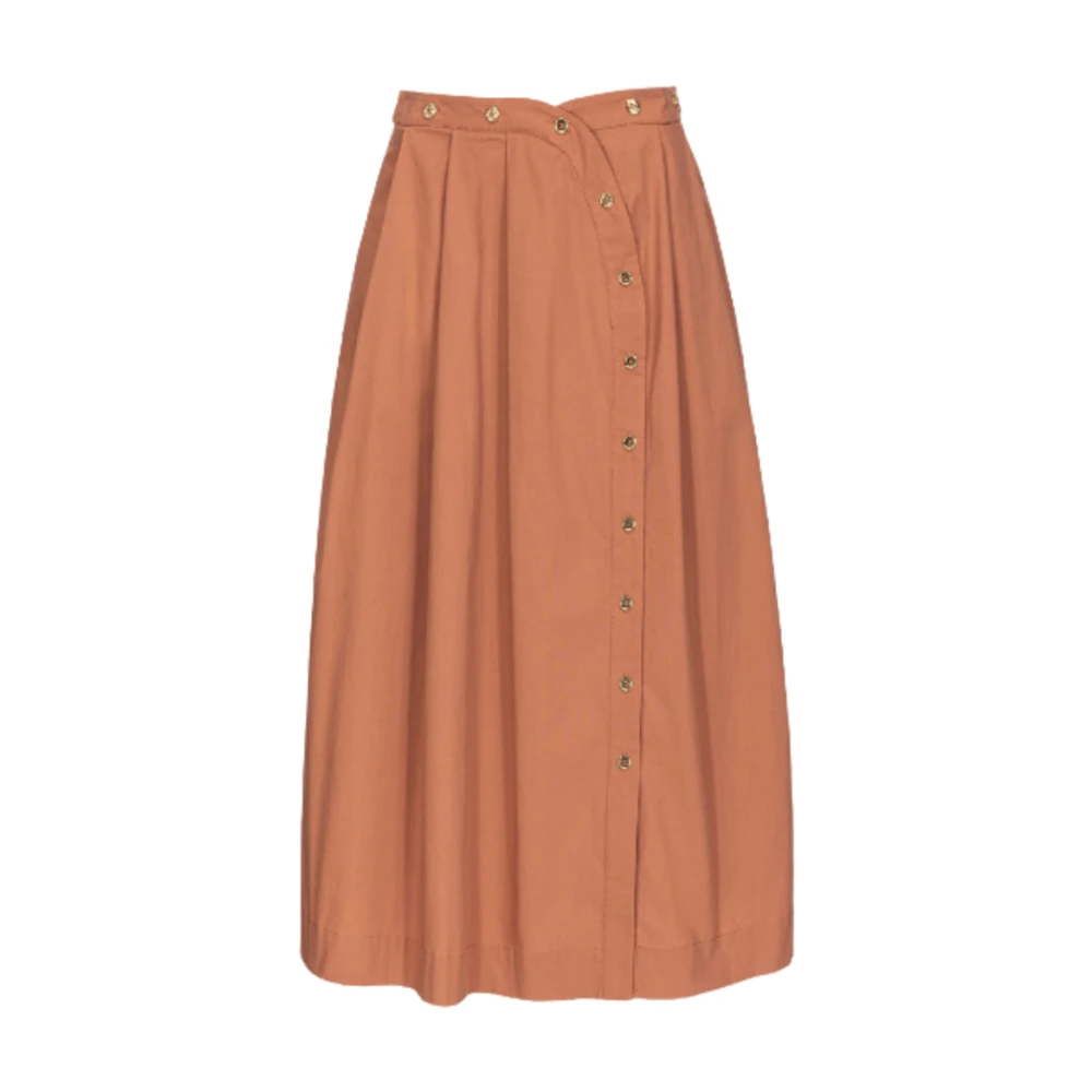 Pinko Vrouw Bruin Rokken Dames, S, Ecuba Gonna