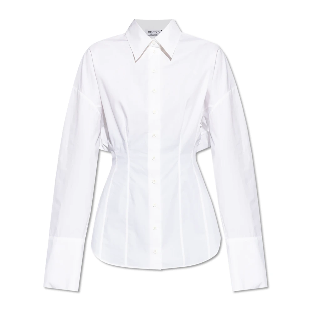 The Attico Shirt met logo White Dames