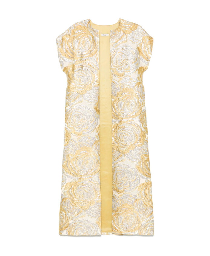 ochre-yellow-panelled-sleeveless-outerwear