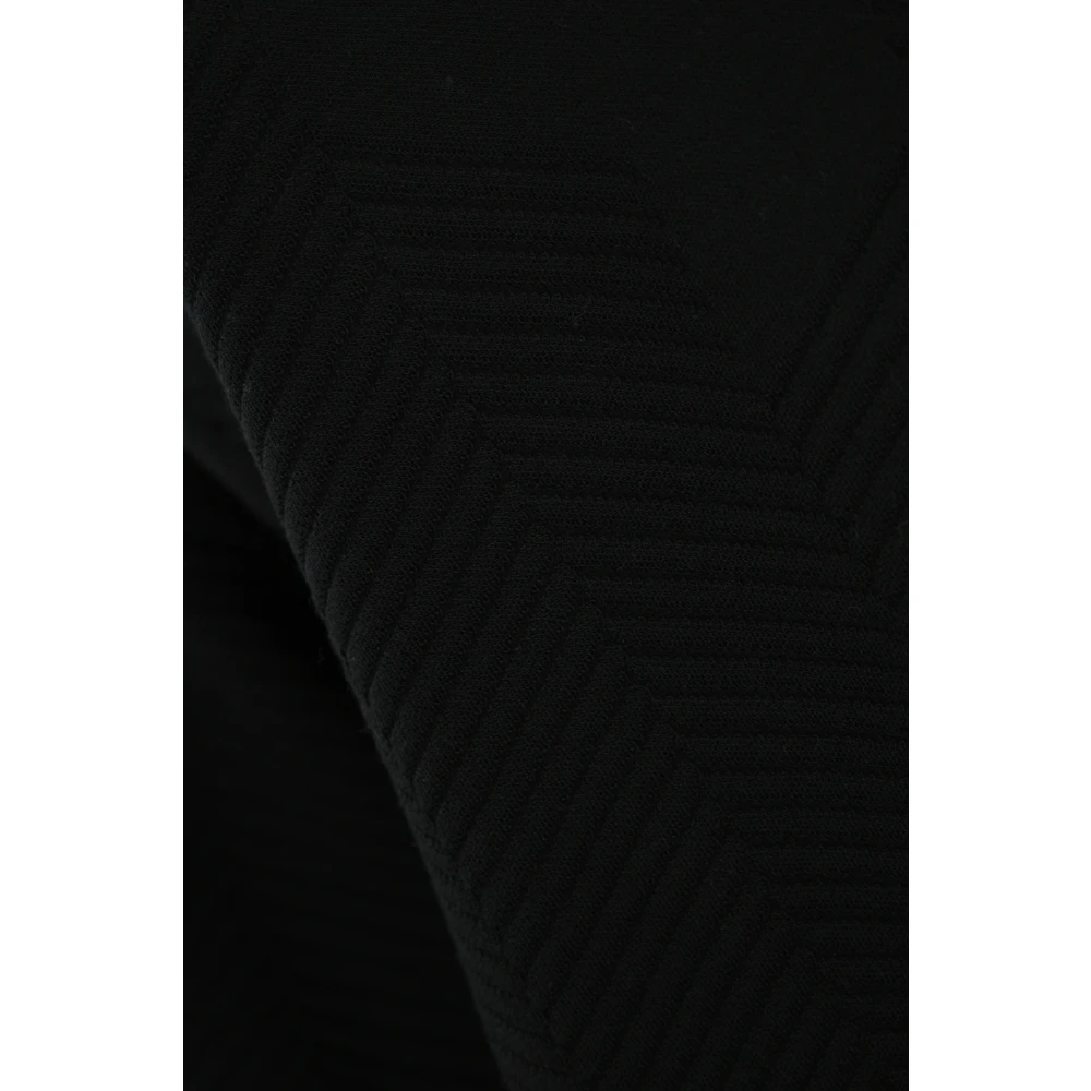 Liviana Conti Zwarte wollen trui met jacquardpatroon Black Dames