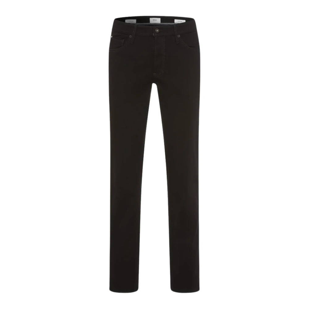 Brax Men's Black Slim-Fit Trousers,, Modern Sportive Trousers W34 L32