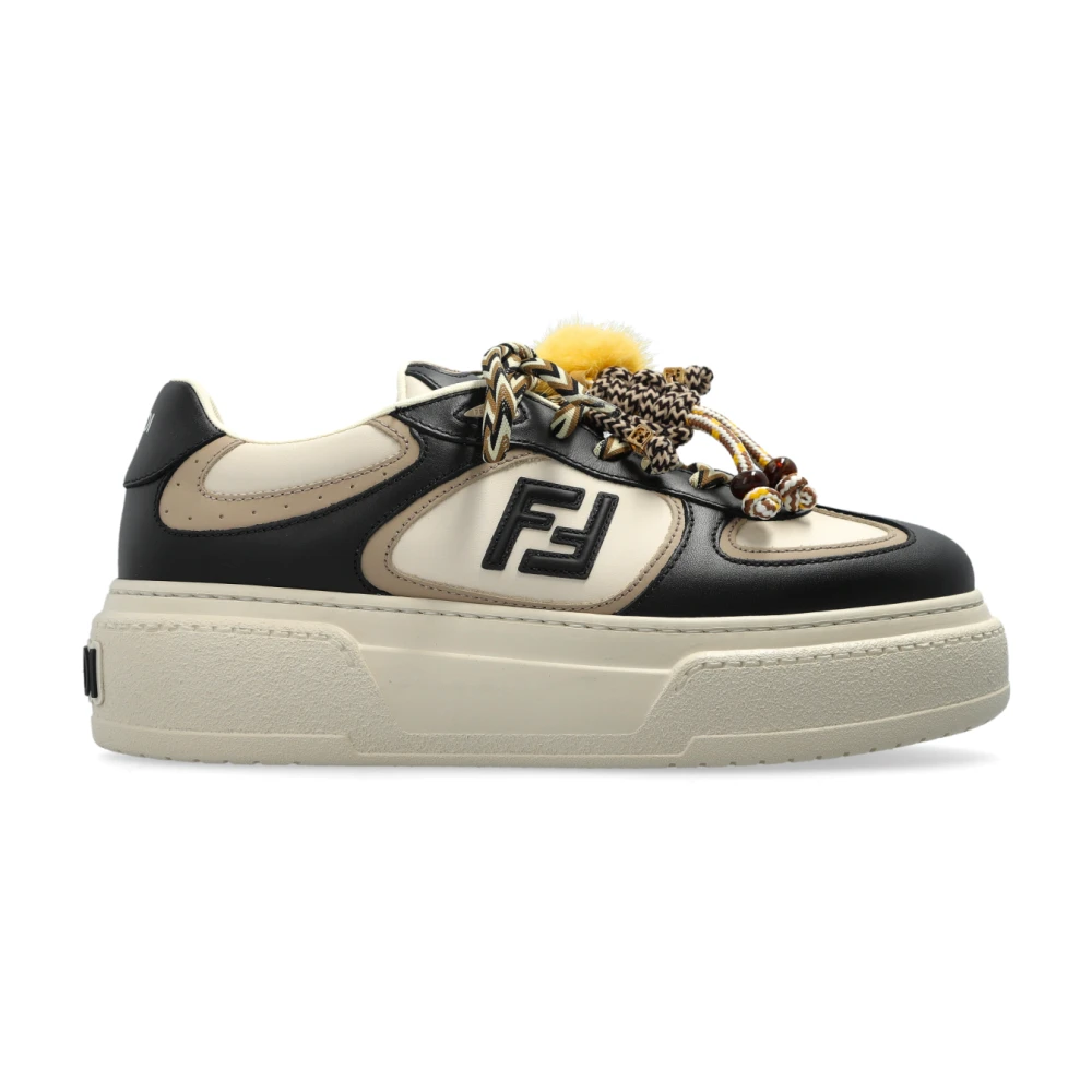 Fendi Women's Multicolor Match Platform Trainers - Sneakers - 7 Uk - Shoes