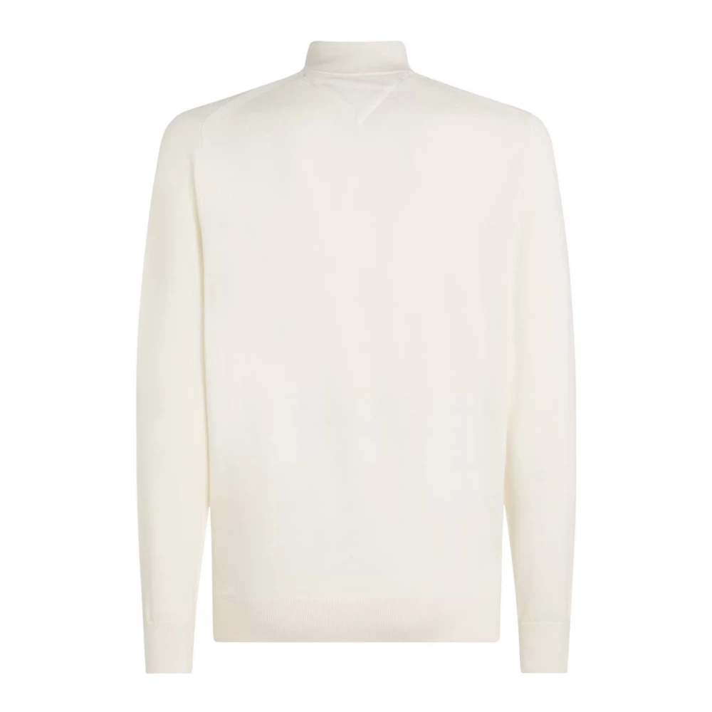 Tommy Hilfiger Ritssluiting katoen kasjmier trui White Heren