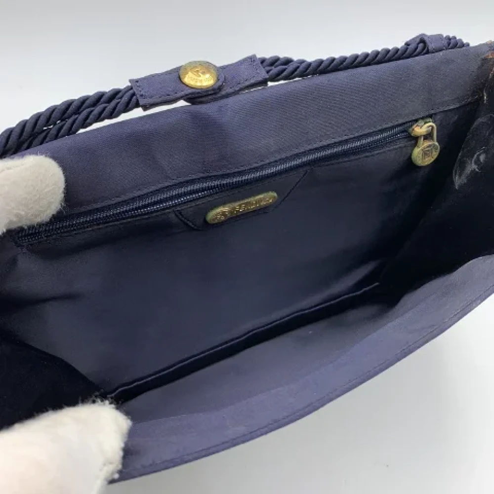 Fendi Vintage Pre-owned Canvas fendi-bags Blue Dames