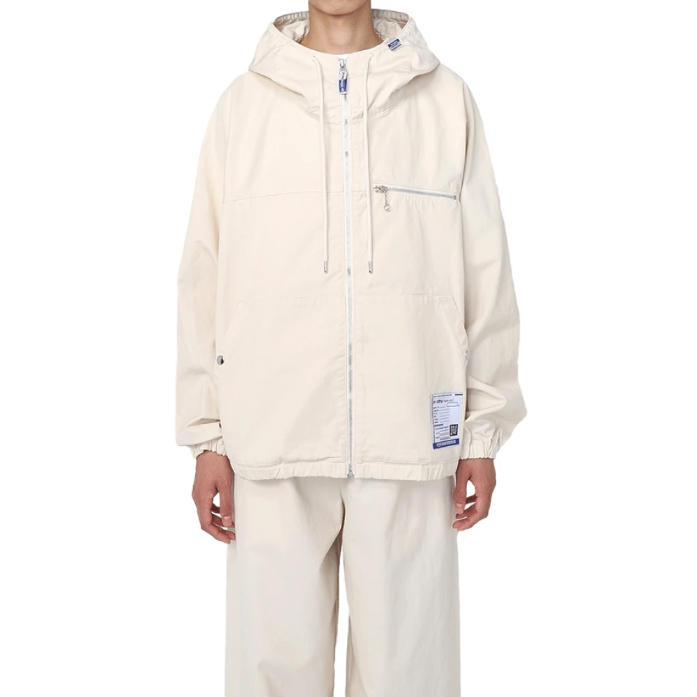 Mihara Yasuhiro Capuchon Blouson Jas White Heren