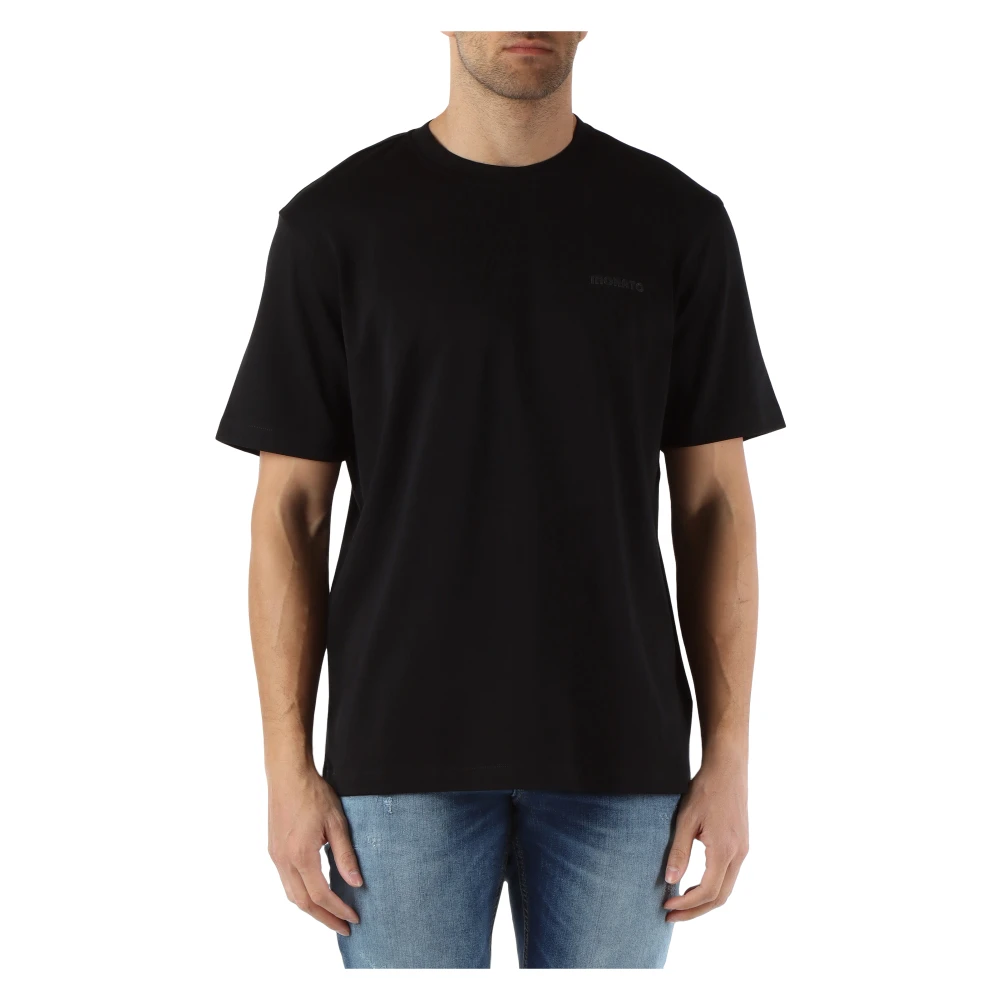 Antony Morato Relaxed Fit Katoenen T-shirt met Logo Black Heren