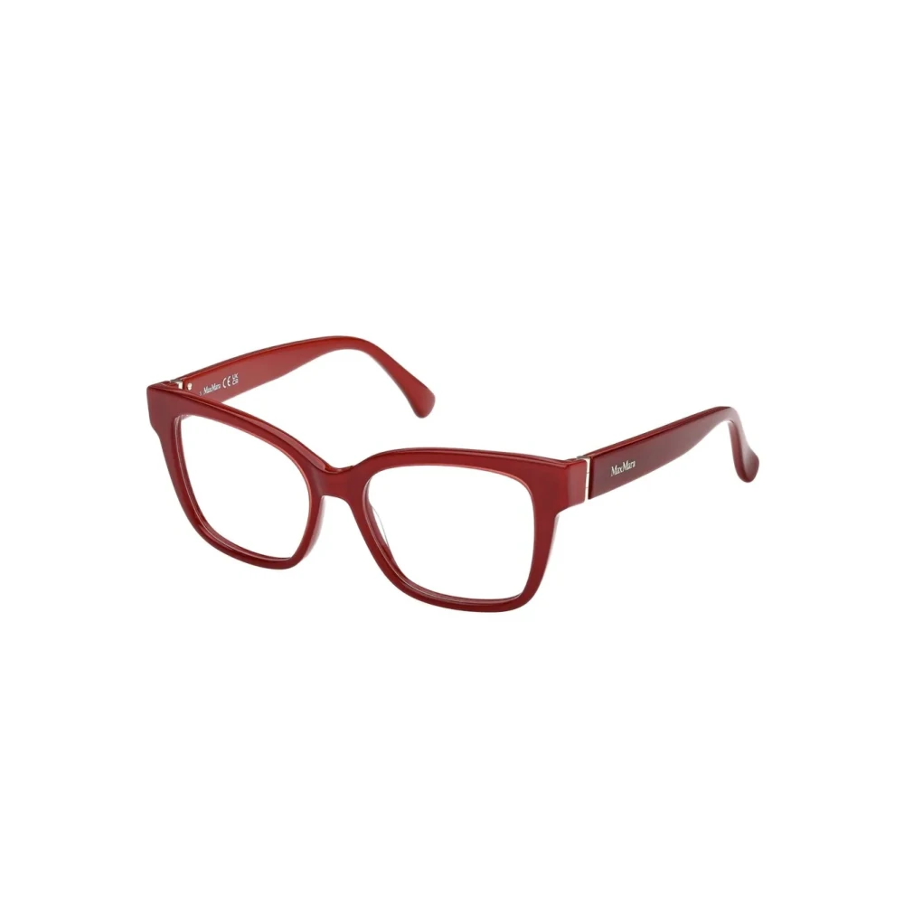 Max Mara Women's Red Eyeglasses - Glasses - 51 Mm - Accessories