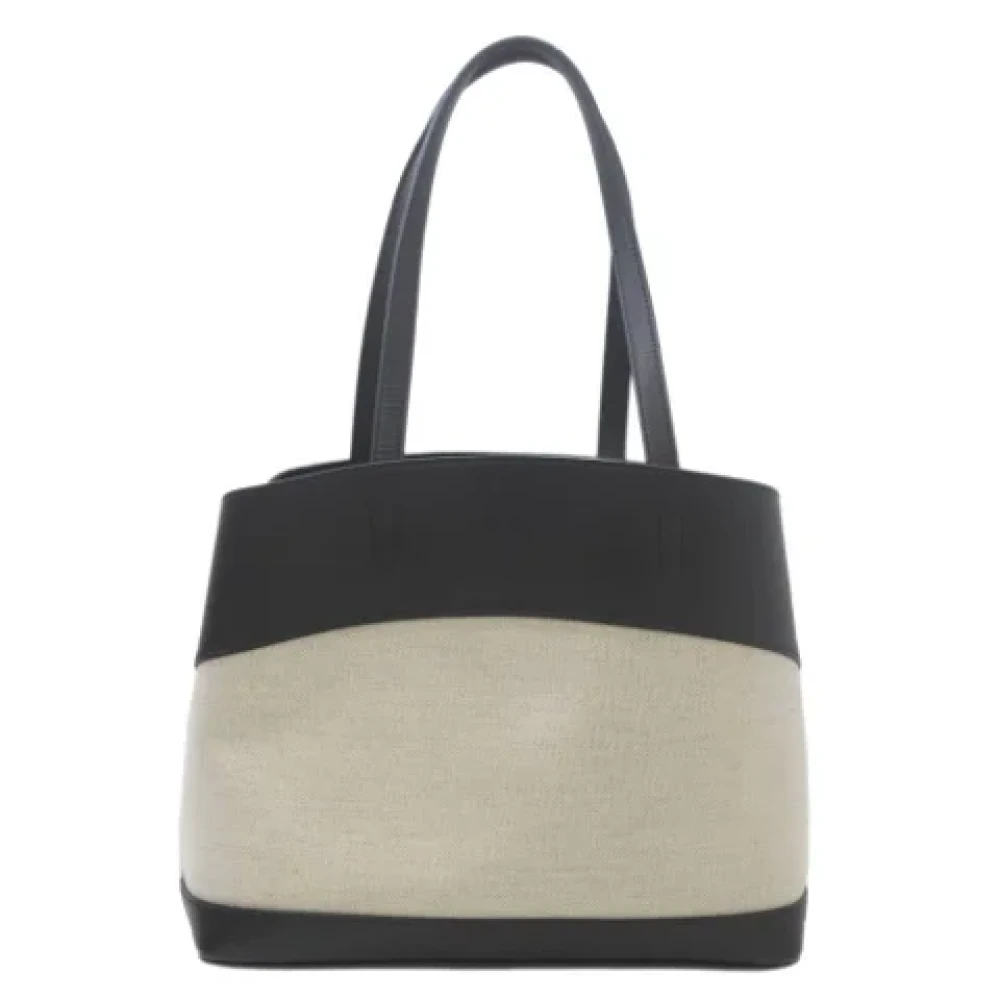 Salvatore Ferragamo Pre-owned Fabric totes Beige Dames