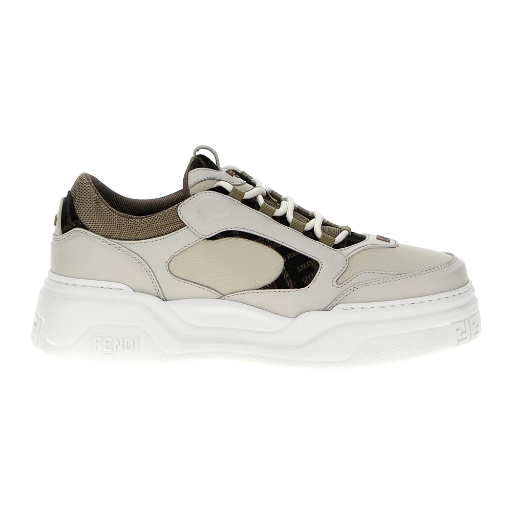 Fendi Men's Multicolor Sneakers, 9 Uk, Force Trainers